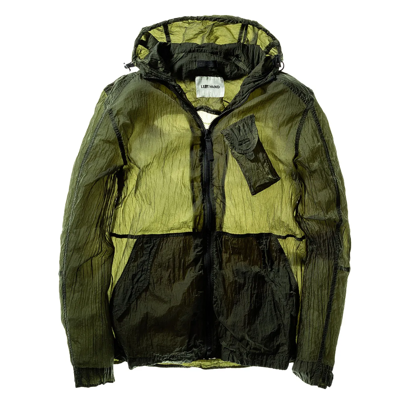 Mark Style Minimal Travel Look Left Hand Elvo Anorak Olive
