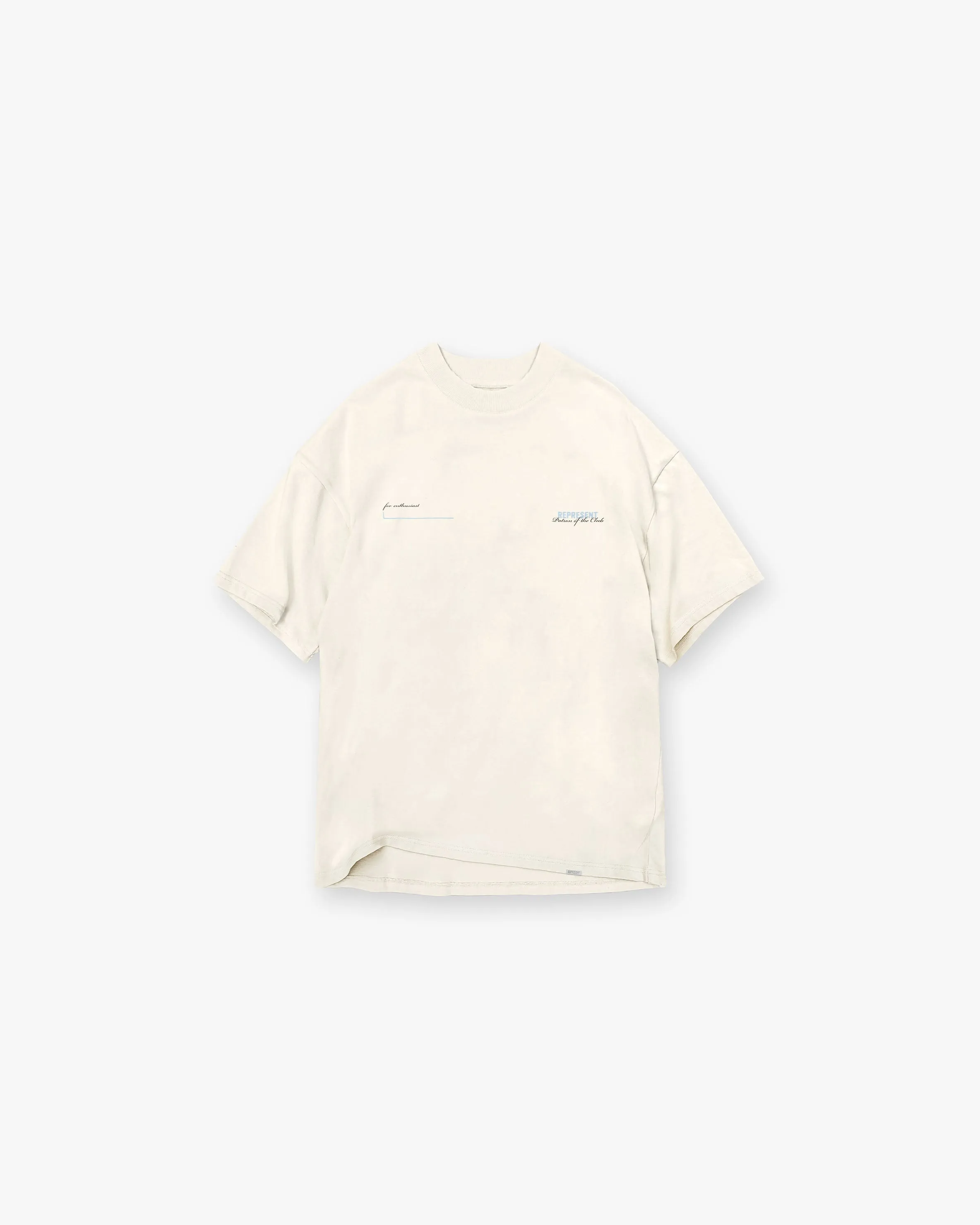 Perfect for Vacation Patron Of The Club T-Shirt - Buttercream Powder Blue