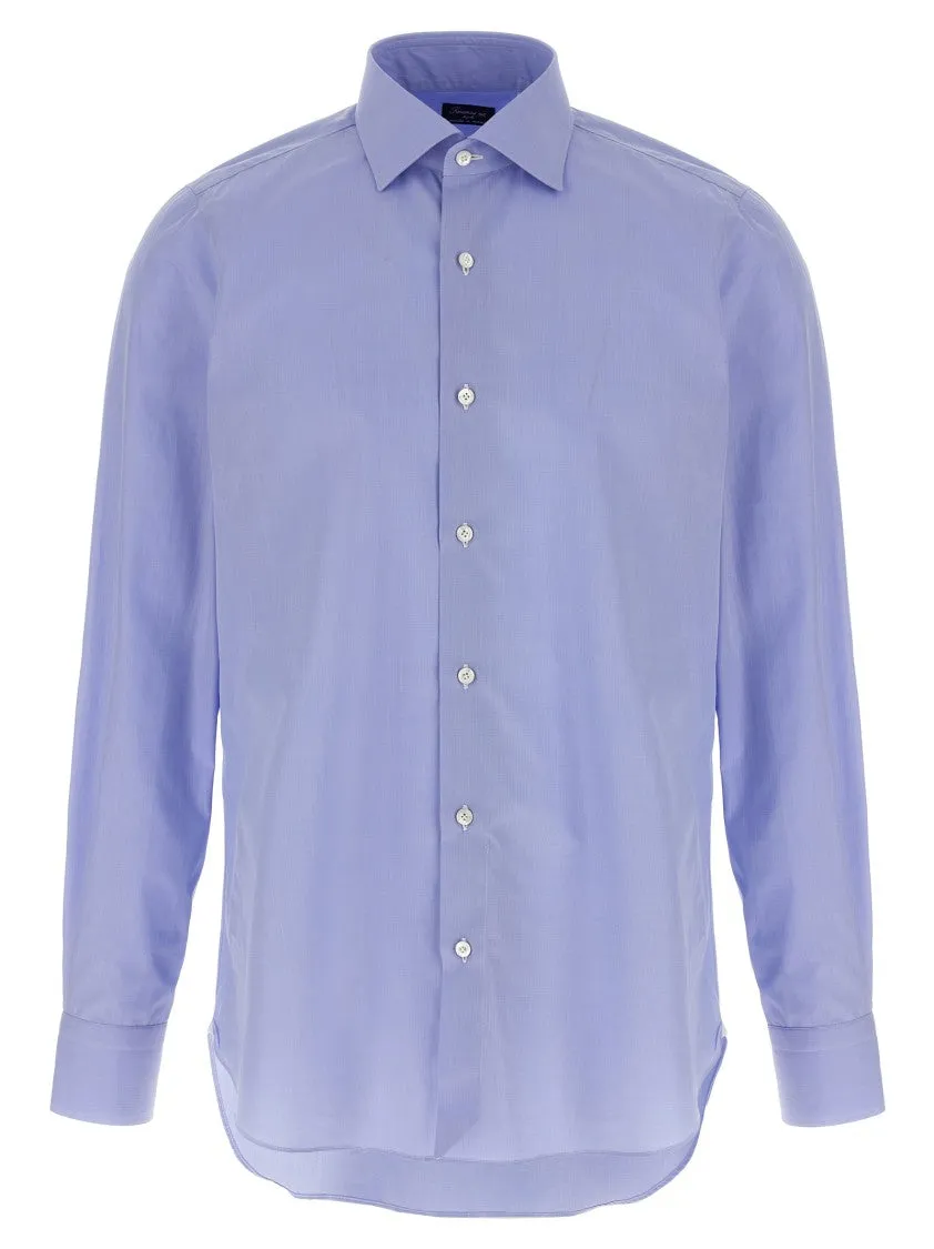 Textured Finish All-day Comfort Napoli' Shirt