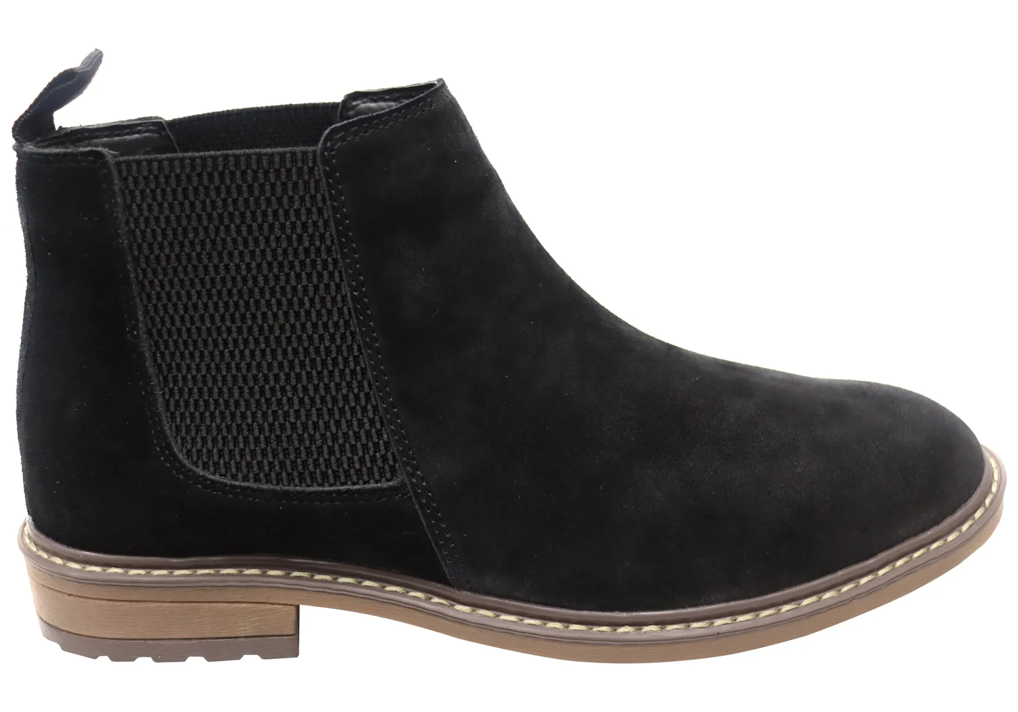 Waterproof Weekend Wanderer Rugged Built Functional Minimalist Natural Comfort Johnson Mens Leather Suede Comfortable Chelsea Boots