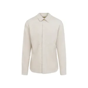 Natural White Cotton Work Shirt Trendsetting Design