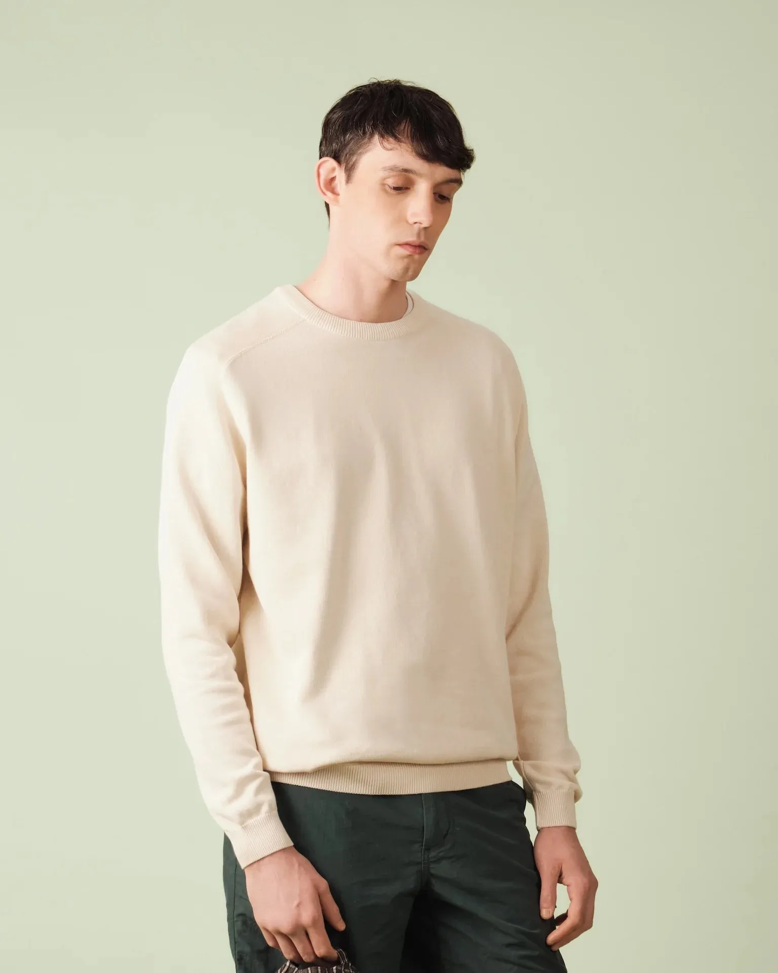 Nitto Sevan Hammer Knitted Sweater Natural temperature regulation Model Glow