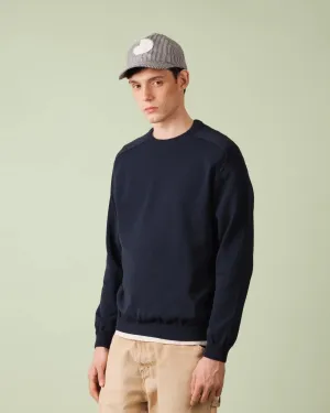 Rugged shoes Carnival Look Nitto Sevan Hammer Knitted Sweater Navy Blue