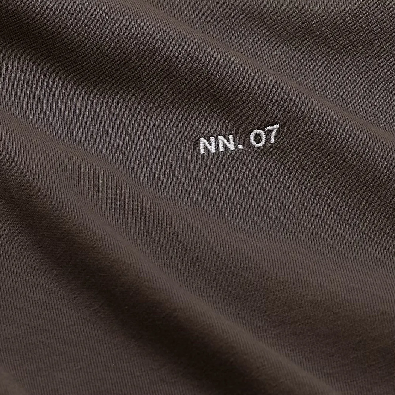 OdorResistant Fabric Plus size confidence NN07 Adam Casual Logo Pima T-shirt Demitasse