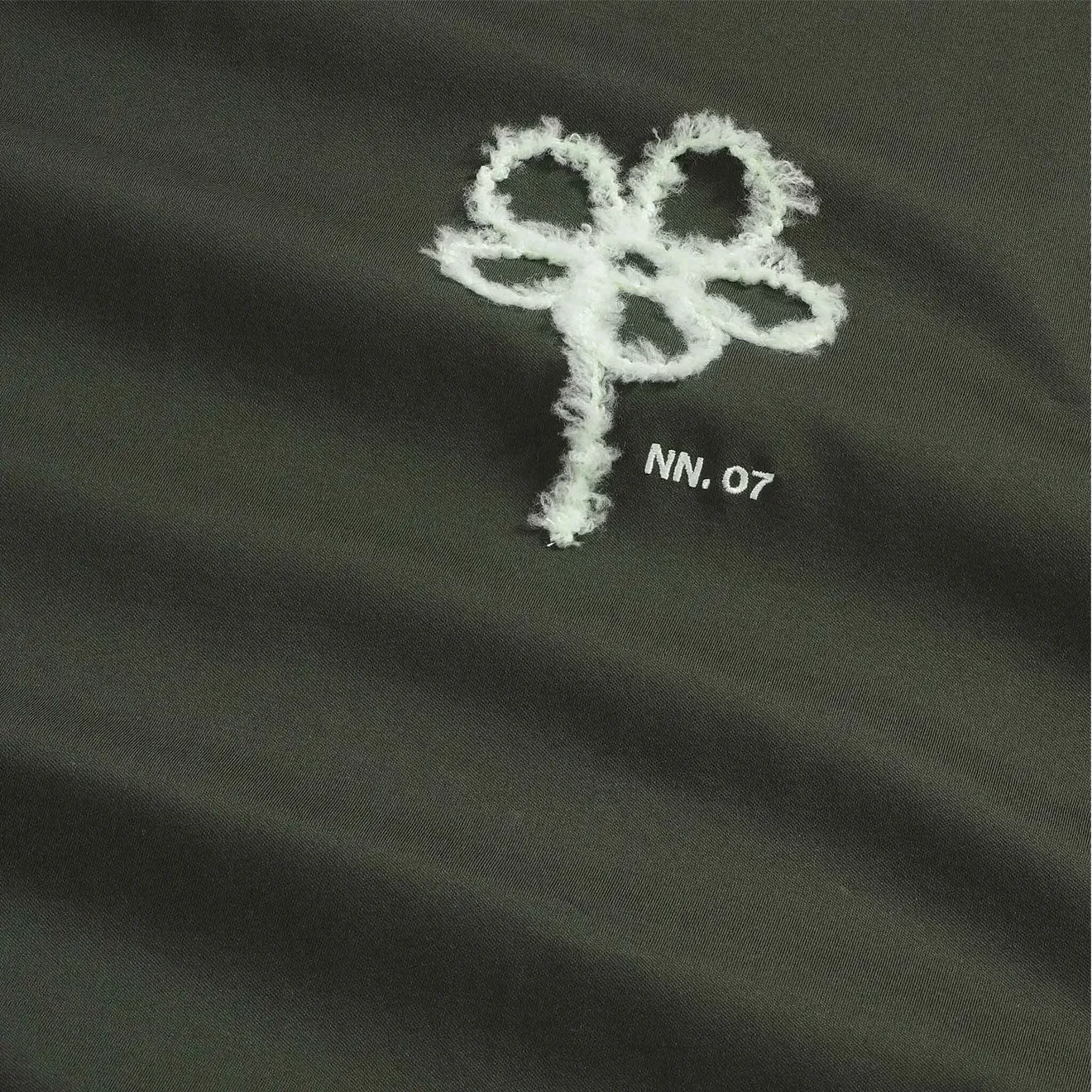 QuickDryTechnology NN07 Pedro Embroidery Organic Cotton T-Shirt Dark Army