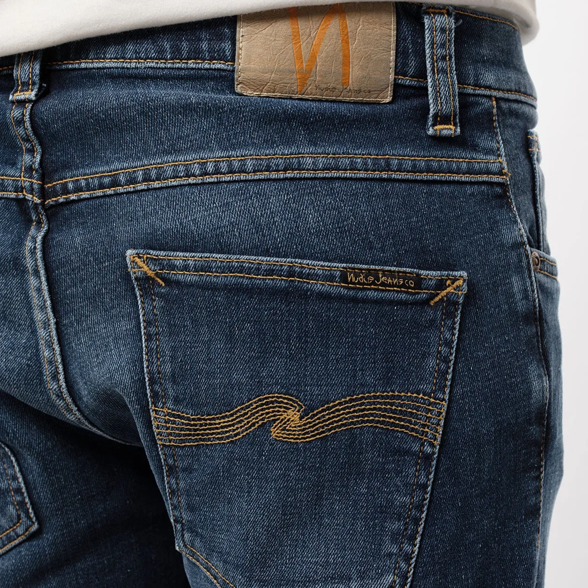 Nudie Jeans - Grim Tim Indigo Myth Jean Outfit Ready Style Regular Look