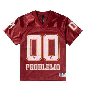 No Problemo NP00 Sports Poly S/S Jersey Red No-Fuss Design