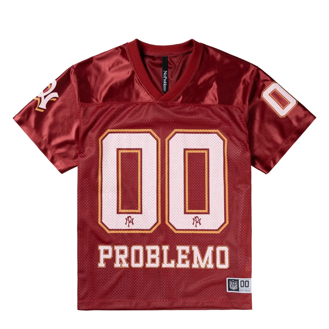 Drip Dry Fabric No Problemo NP00 Sports Poly S/S Jersey Red