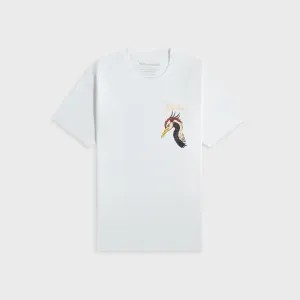 Easy Wear Moisture Wicking Technology Maharishi Year of the Crane Tee - White