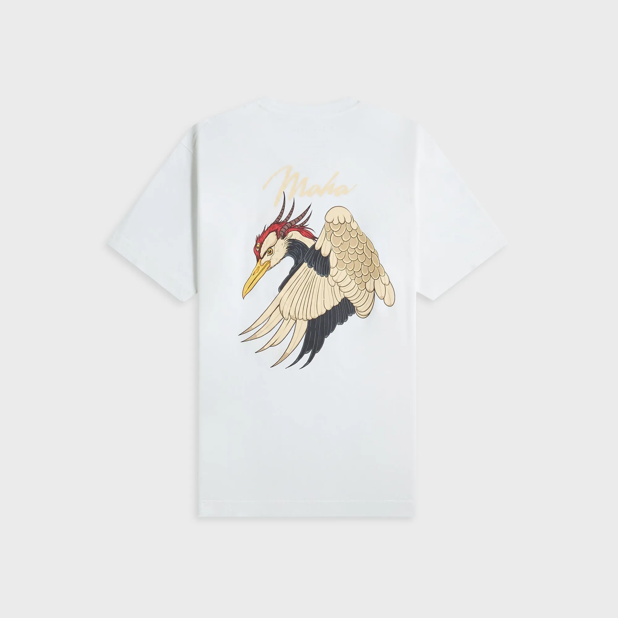 Maharishi Year of the Crane Tee - White Non Toxic Printing