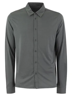 Corporate Retreat Long-Sleeved Shirt In Lyocell And Cotton