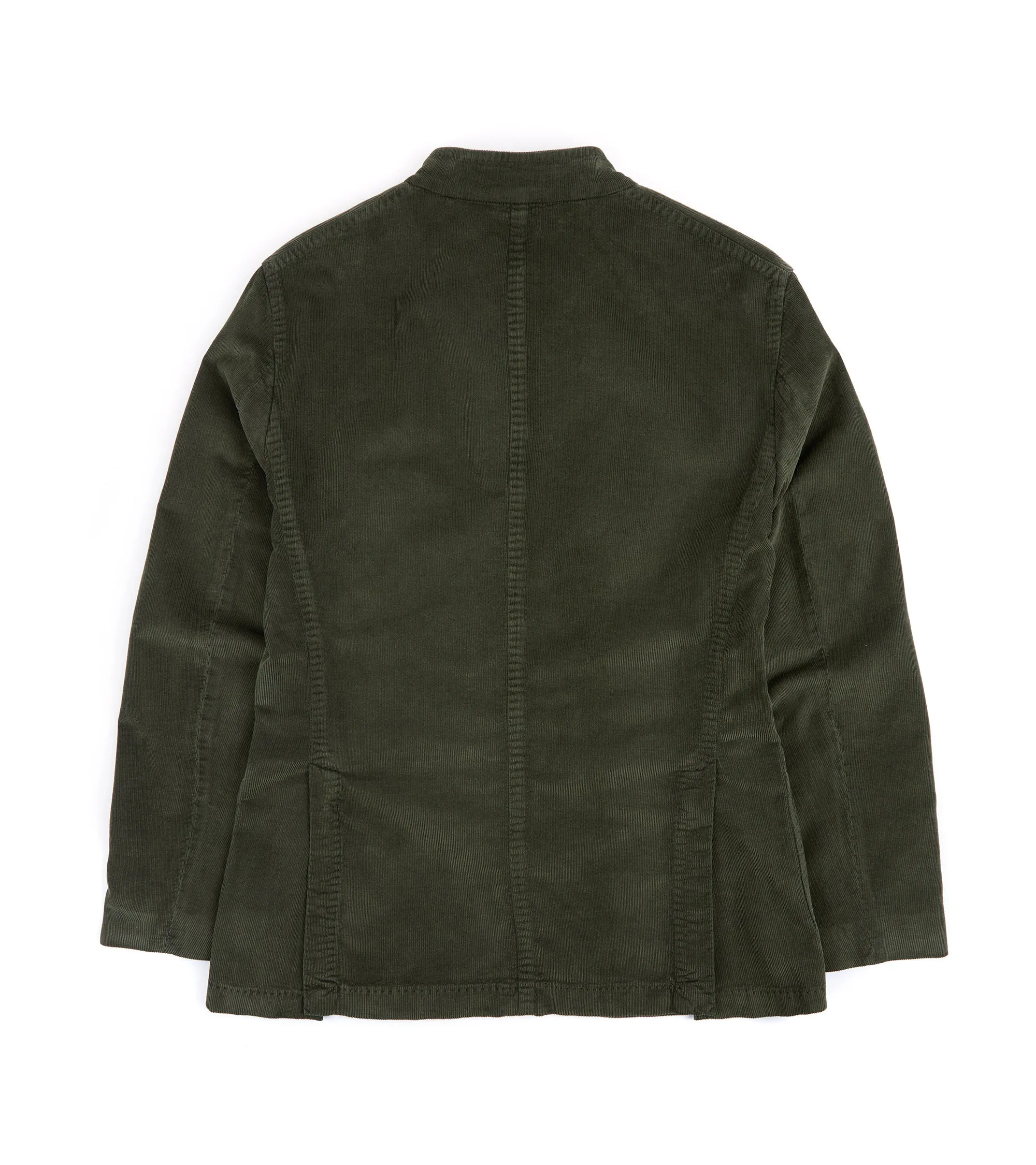 Seasonal Trend Stretchable Cuffs Boglioli Cotton Corduroy Gassman Jacket: Olive