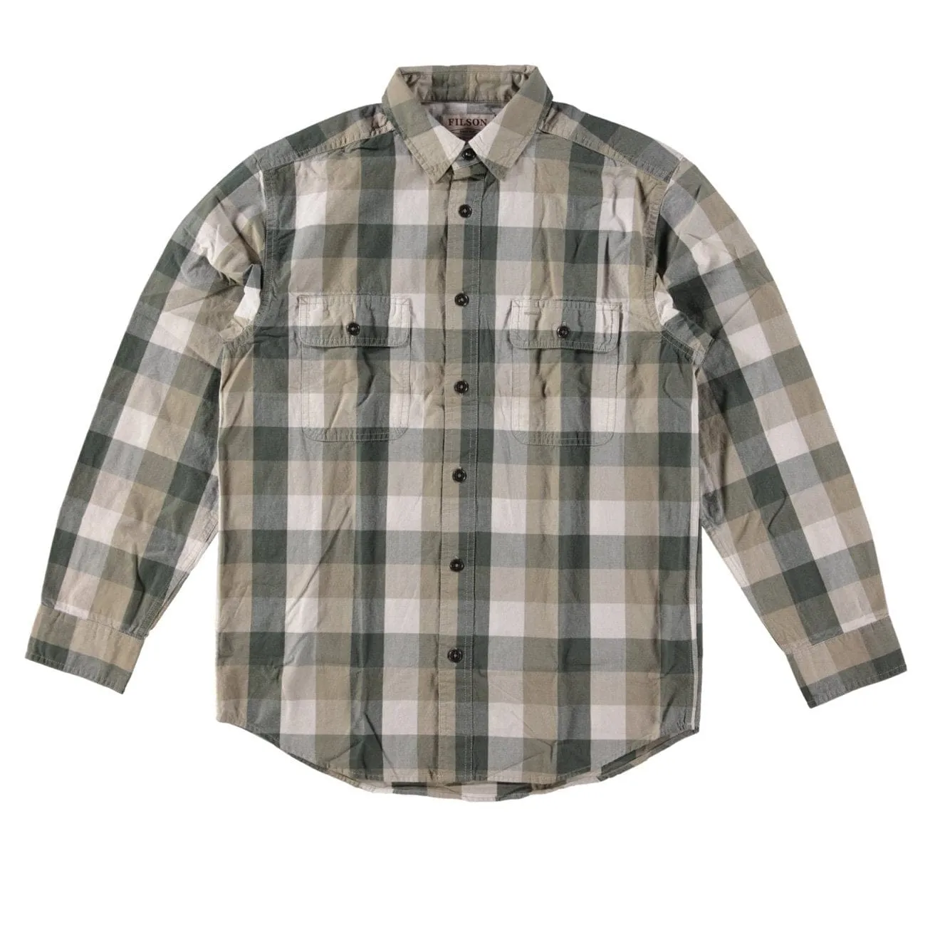 Affordable Fashion Abrasion Resistant Edging Filson Lightweight Kitsap Work Shirt Olive/Khaki/Ivory