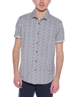 Robert Graham Flamenco Classic Fit Shirt Layered Hemline