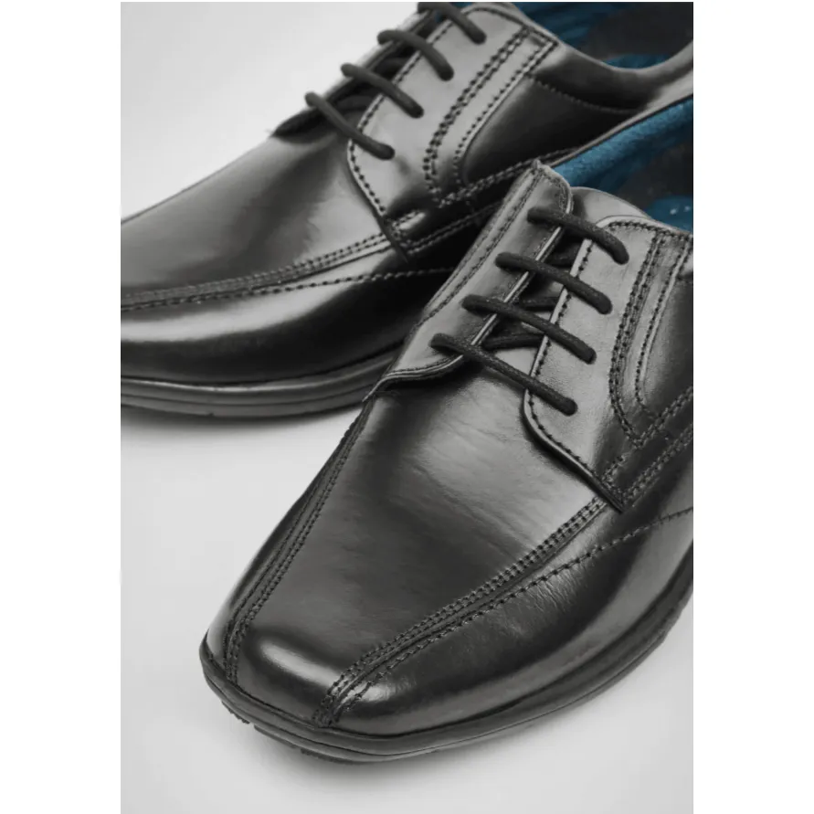 Pod Mens Shoe Angus Black Chisel Tip