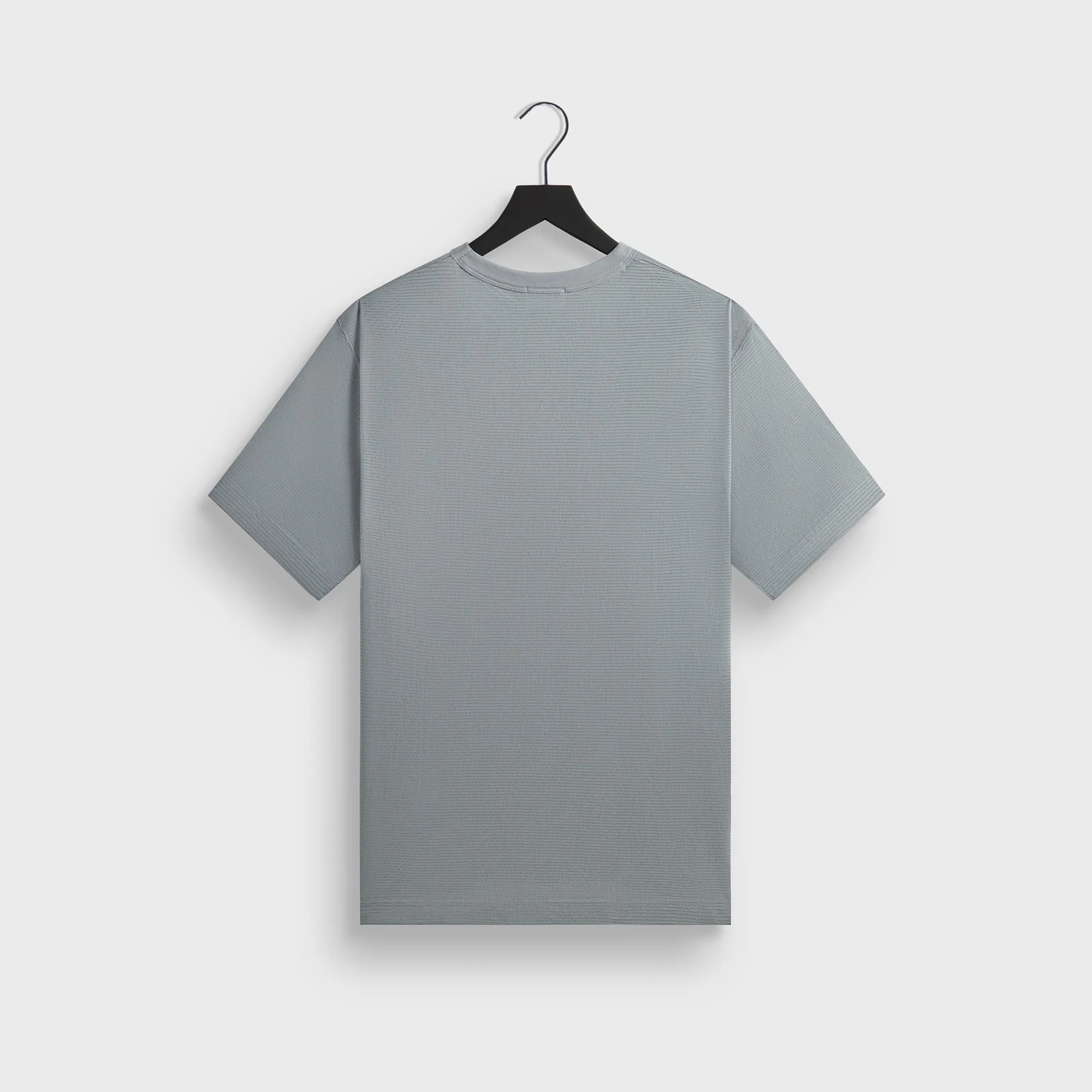 Sporty Fit Kith Pointelle Mesh Leonard Pocket Tee - Light Indigo