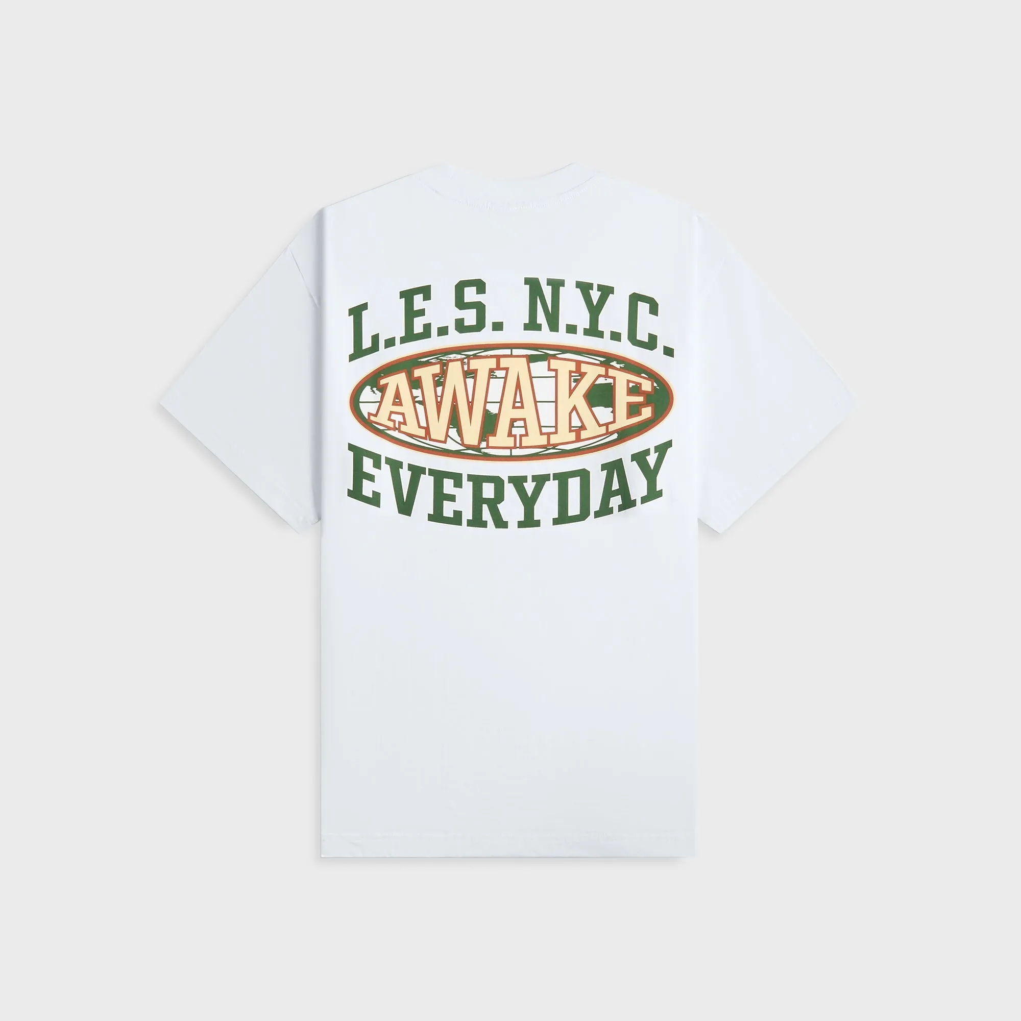 Awake NY LES Everyday Tee - White Eco Certified Fiber
