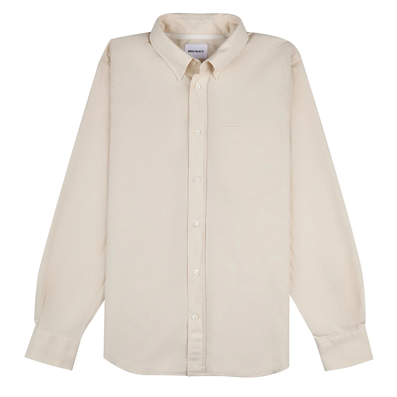 Norse Projects Algot Chambray LS Shirt Ecru Business casual Youthful Vibe
