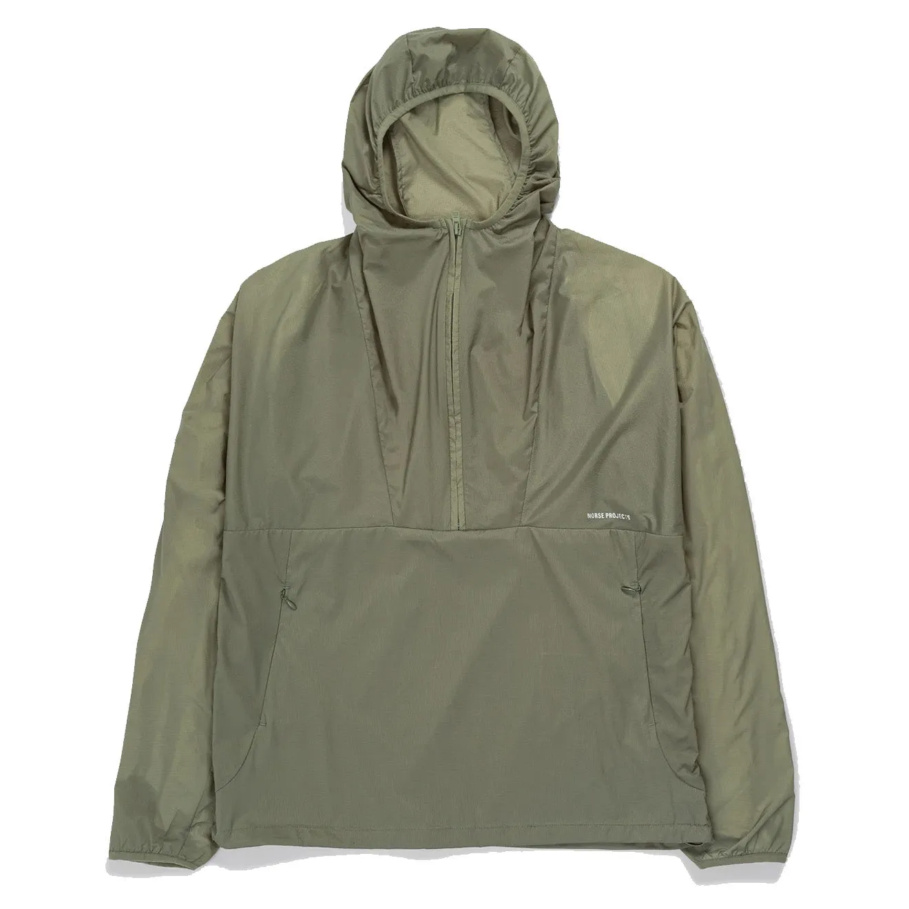 Norse Projects Herluf Light Nylon Jacket Dried Sage Green Lightweight Windbreaker Tech Bold Statement
