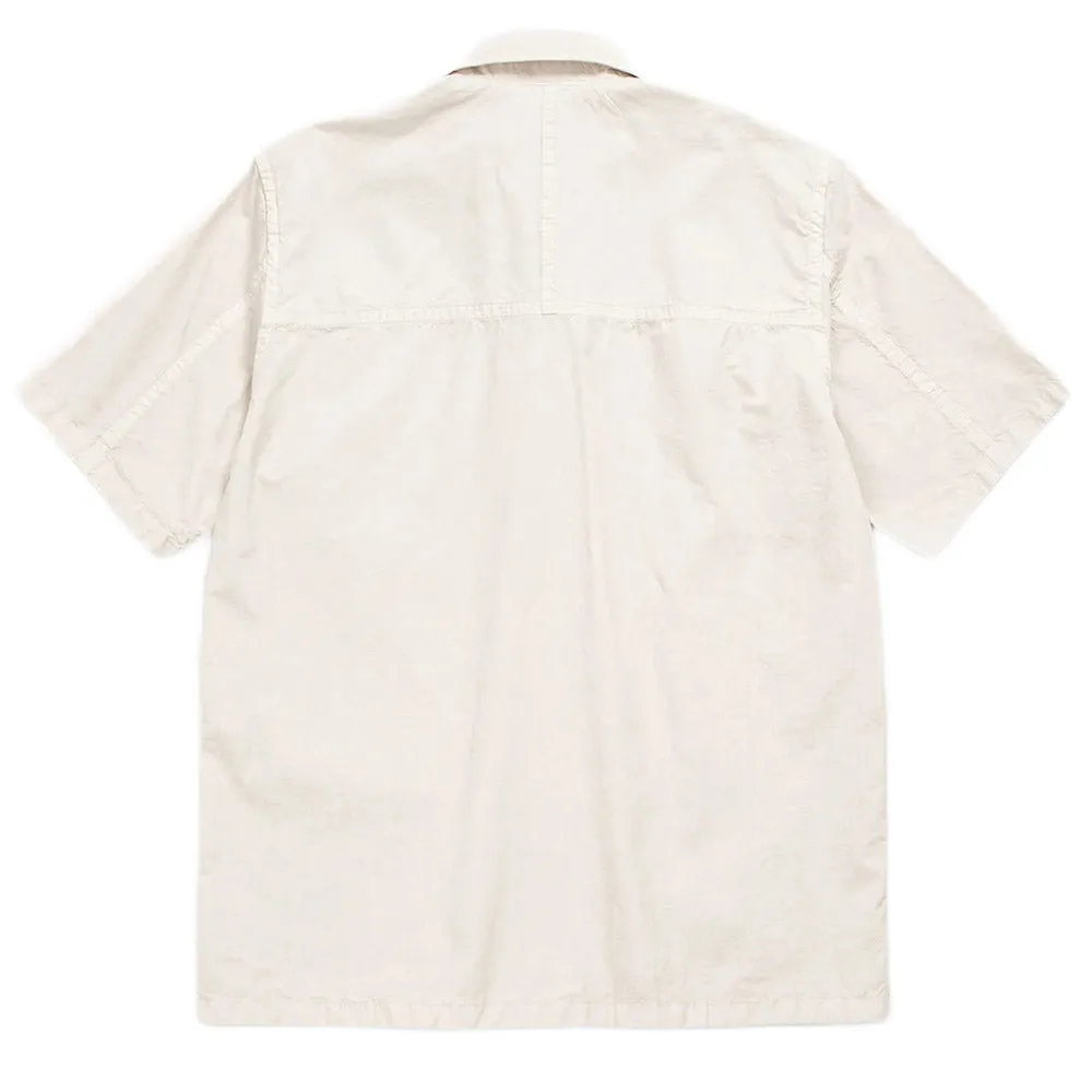 Sustainable Manufacturing Process Norse Projects Ivan Typewriter SS Shirt Marble White