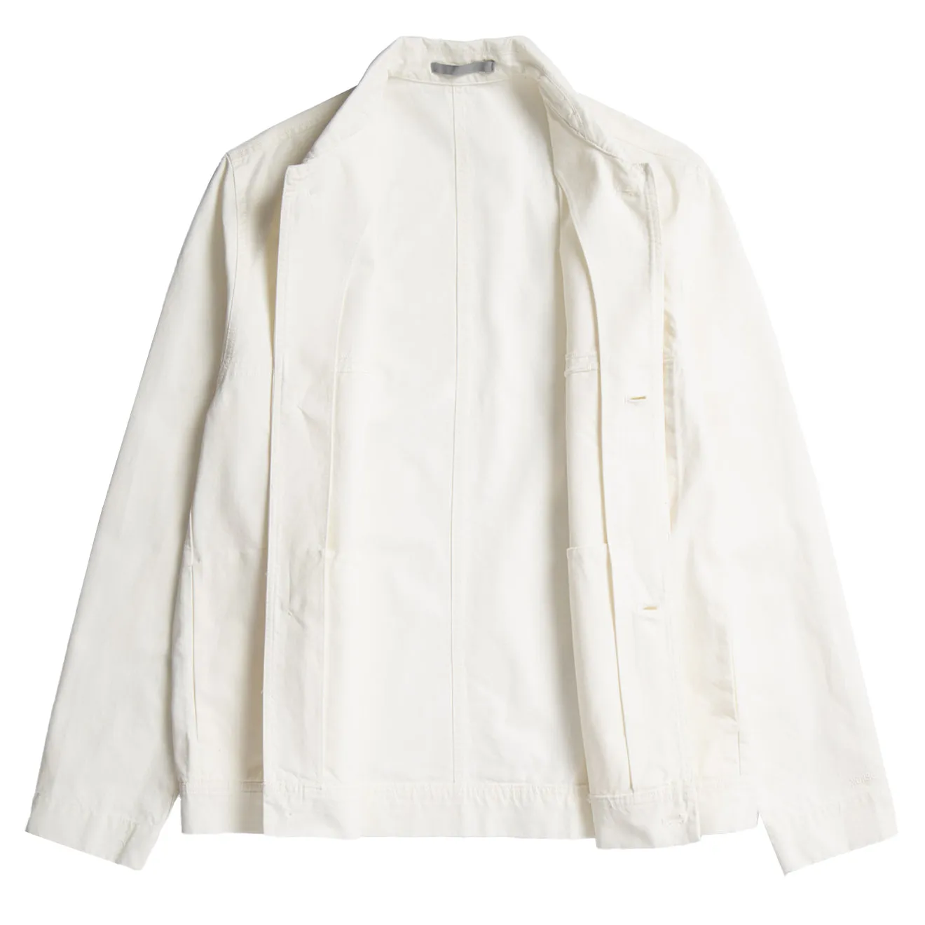 Norse Projects Marcus Canvas Overshirt Ecru Workwear Ready