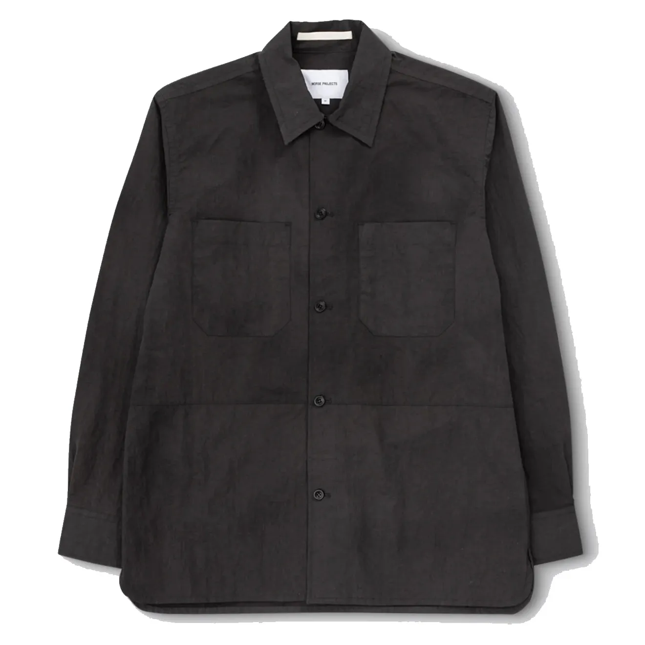 Norse Projects Ulrik Wave Dye Overshirt Black Functional Wear