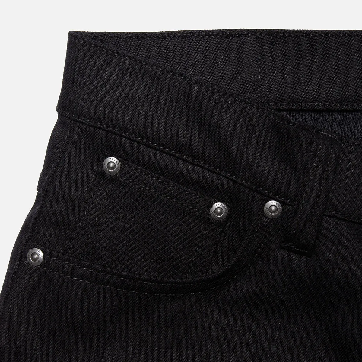 Modern Minimalist Creative Look Nudie Jeans - Grim Tim Dry Everblack Jean