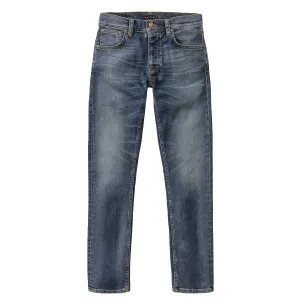 Eco Friendly Night Out Relaxed Fit Nudie Jeans - Grim Tim Jeans in Indigo Feeling Wash