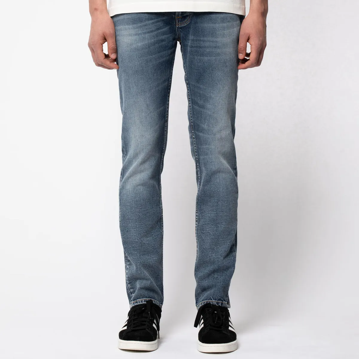 Nudie Jeans - Grim Tim Worn Sonic Jeans premium design