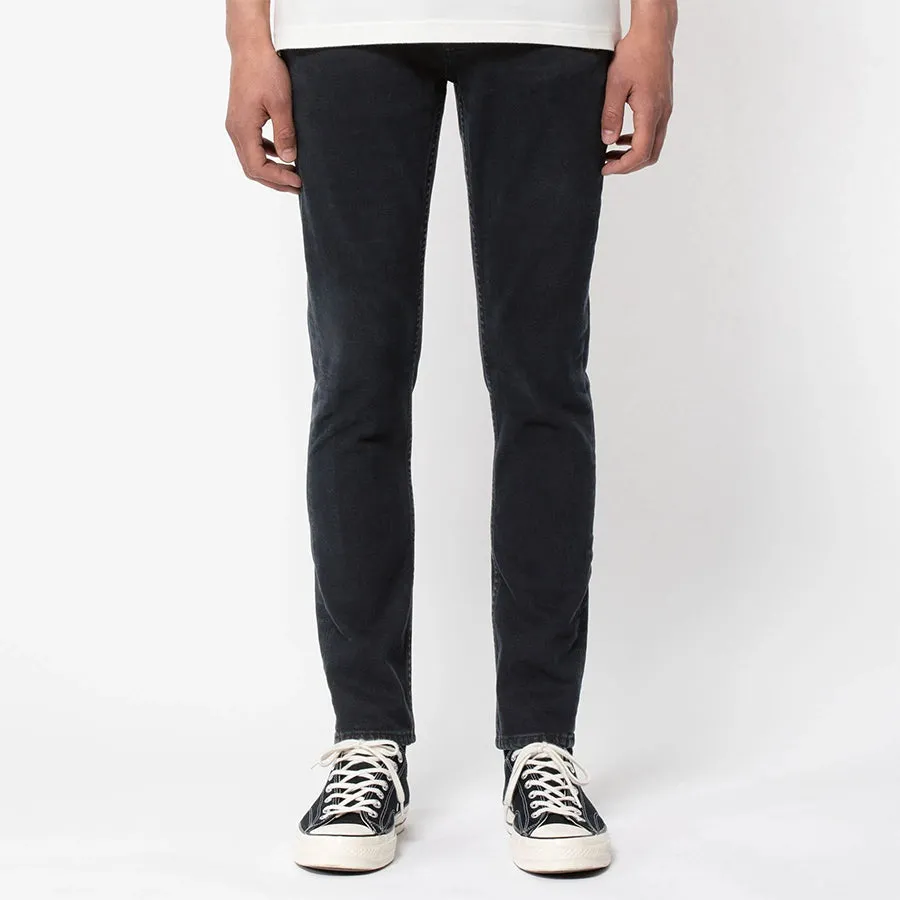 Morning Stroll Music Event Office Wear Nudie Jeans - Lean Dean Jeans in Black Skies