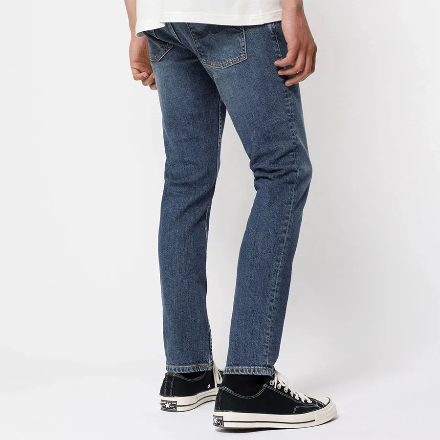 Nudie Jeans - Lean Dean Jeans in Blue Vibes Everyday Confidence Street Fashion Affordable