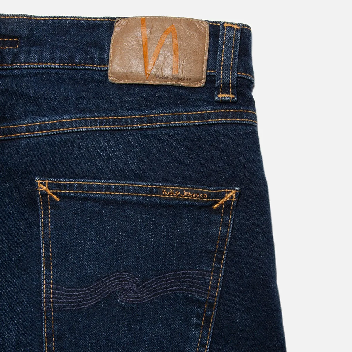 Daily Function Universal Fit Design Nudie Jeans - Lean Dean New Ink Jean