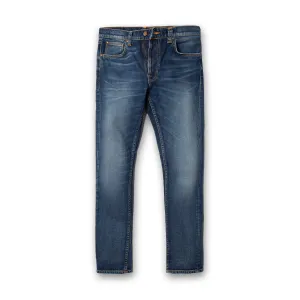 Cool Classic Trendy Fit Nudie Jeans - Lean Dean Troubled Sea