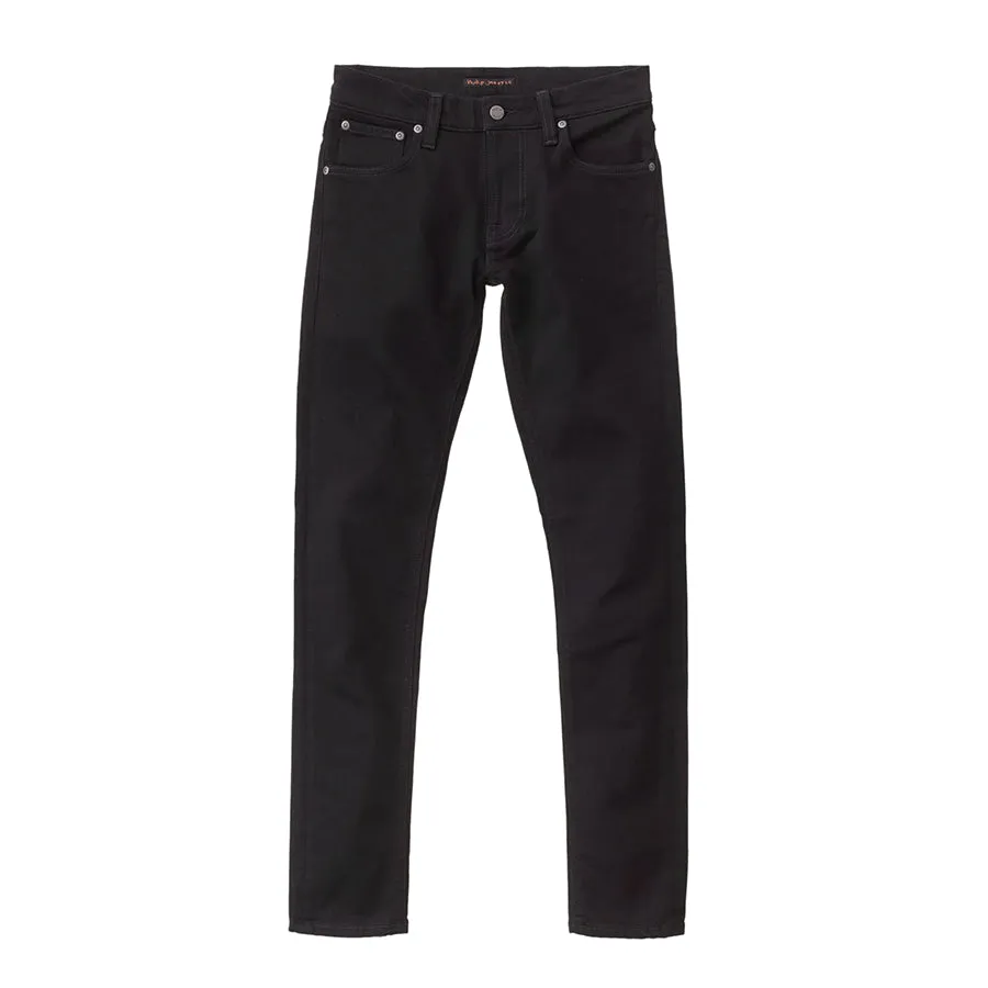 All Round Wear Clean Finish Nudie Jeans - Tight Terry Jeans in Everblack
