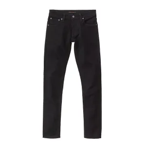 All Round Wear Clean Finish Nudie Jeans - Tight Terry Jeans in Everblack