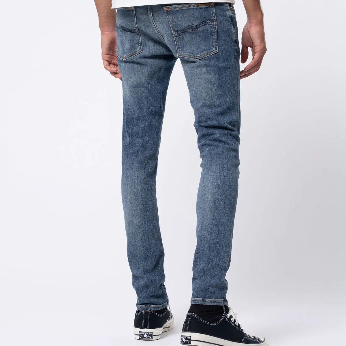 Nudie Jeans - Tight Terry Steel Navy Jeans Perfect for All