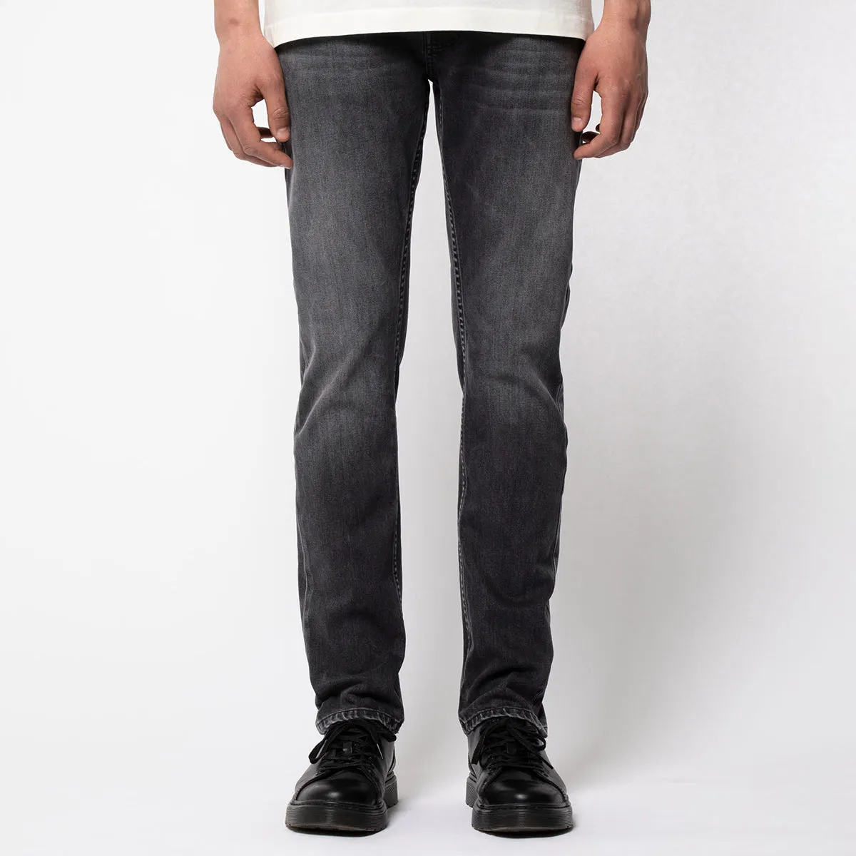 Nudie - Lean Dean Jeans in Black Eyes Modern Vibes