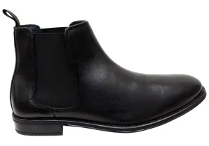 Nunn Bush By Florsheim Mens EE Extra Wide Chatham Chelsea Leather Boot Music Fan Seamless Comfort City Walking