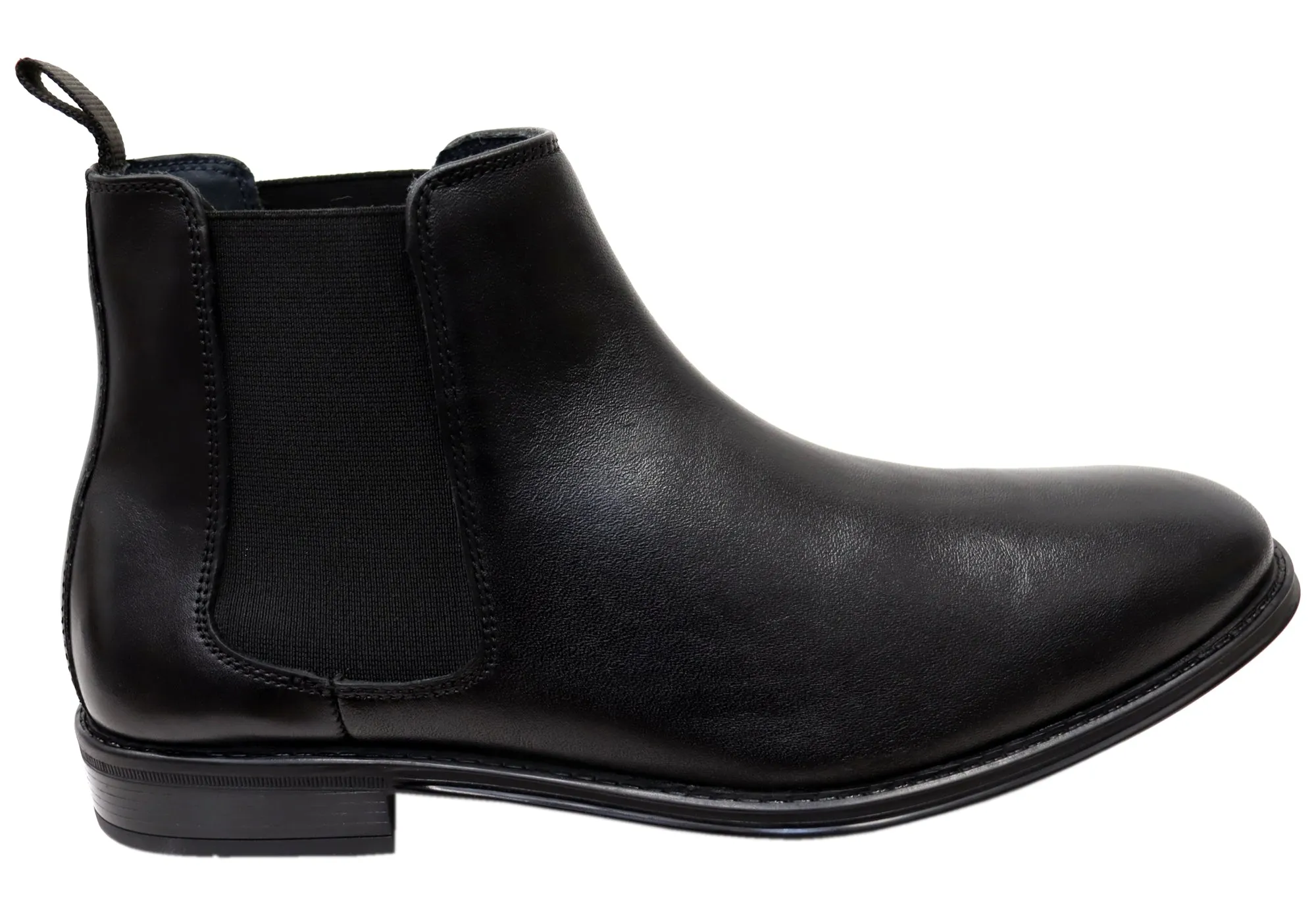 Nunn Bush By Florsheim Mens EE Extra Wide Chatham Chelsea Leather Boot Music Fan Seamless Comfort City Walking