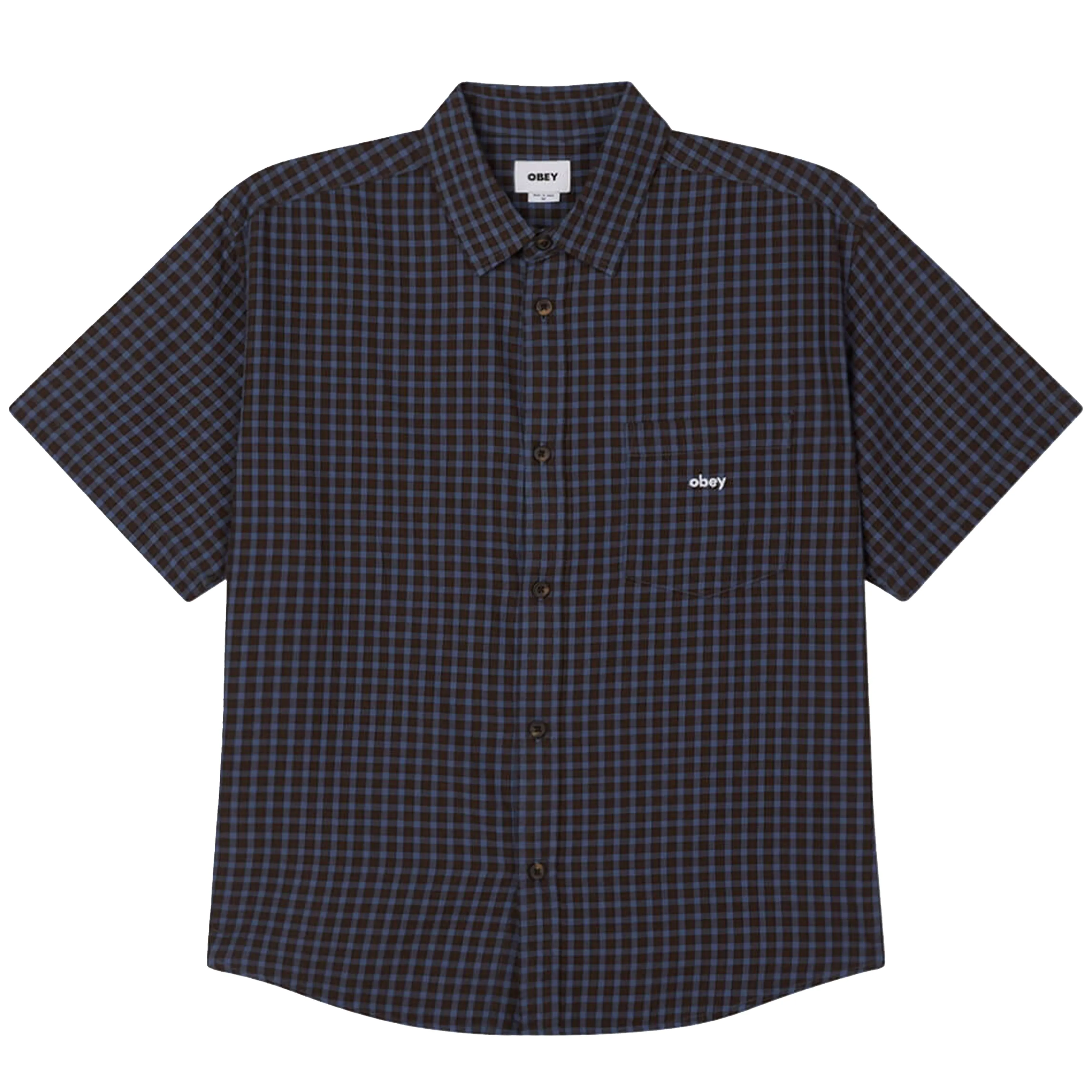 networking event Obey Bigwig Otis Woven Dull Blue Multi