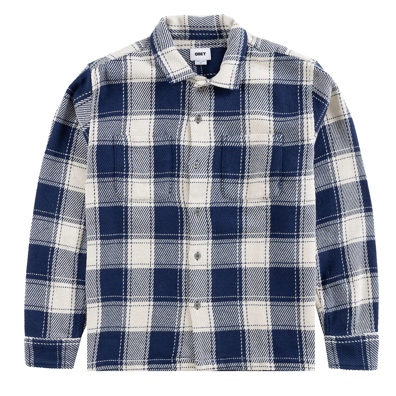 Seasonal Collection Obey Echos Woven Academy Navy Multi