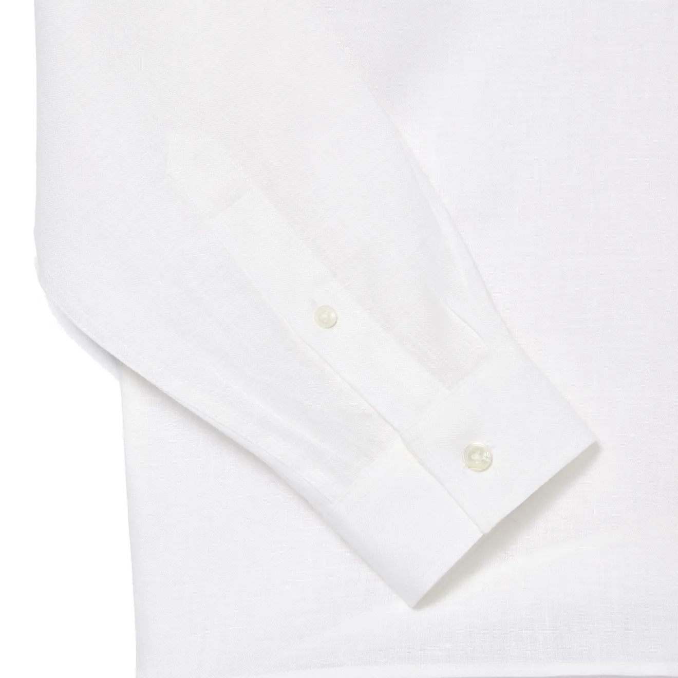 Chilly Weather Wear Lacoste Linen Shirt White