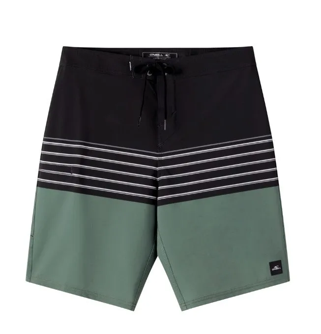 Oneill Mens Boardshorts Hyperfreak Heat Stripe 21" Minimal Waistband