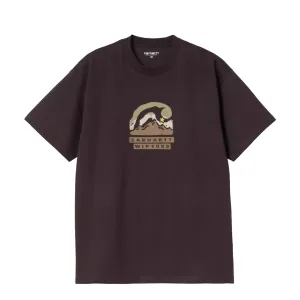 Comfy Touch Active Outfit Carhartt WIP S/S Rising Helix T-Shirt Palisander