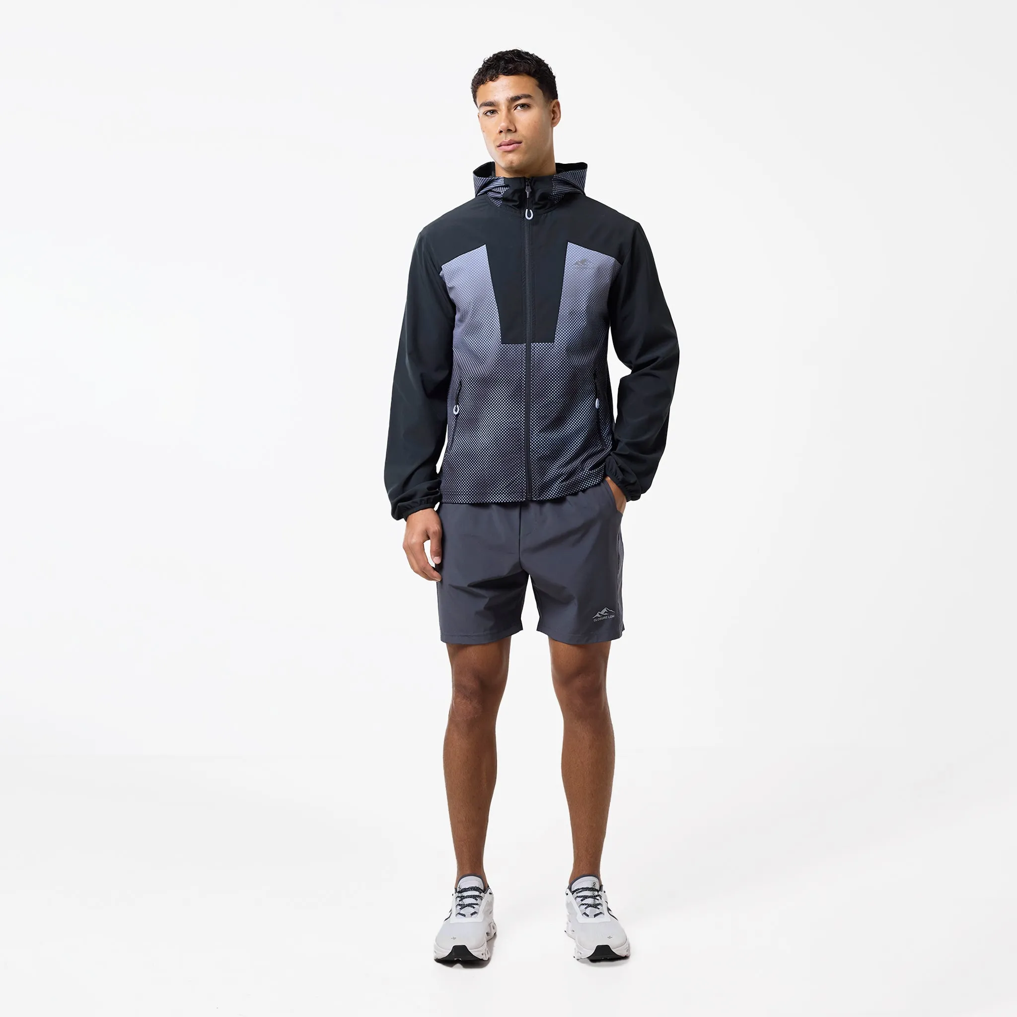 Quick Drying Bitmap Windbreaker | Graphite/Lilac
