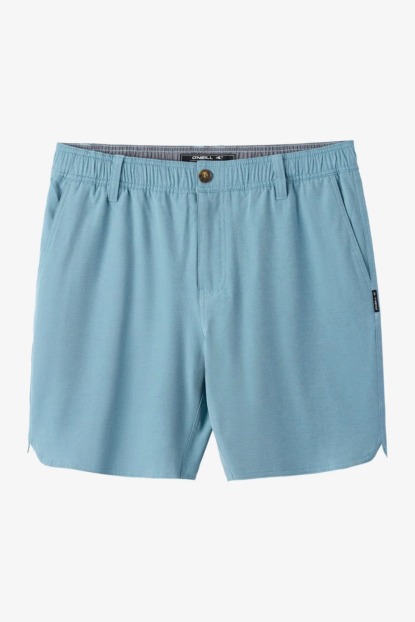 Roomy Waist Abrasion Defying Knee Patches Oneill Mens Shorts Reserve Light Check Scallop 18" Hybrid