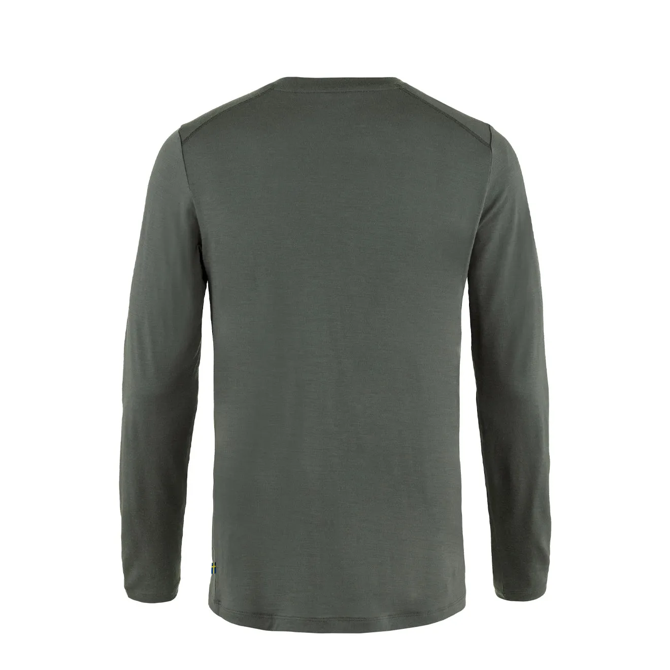 Fjallraven Abisko Wool LS T-Shirt Basalt Organic Cotton
