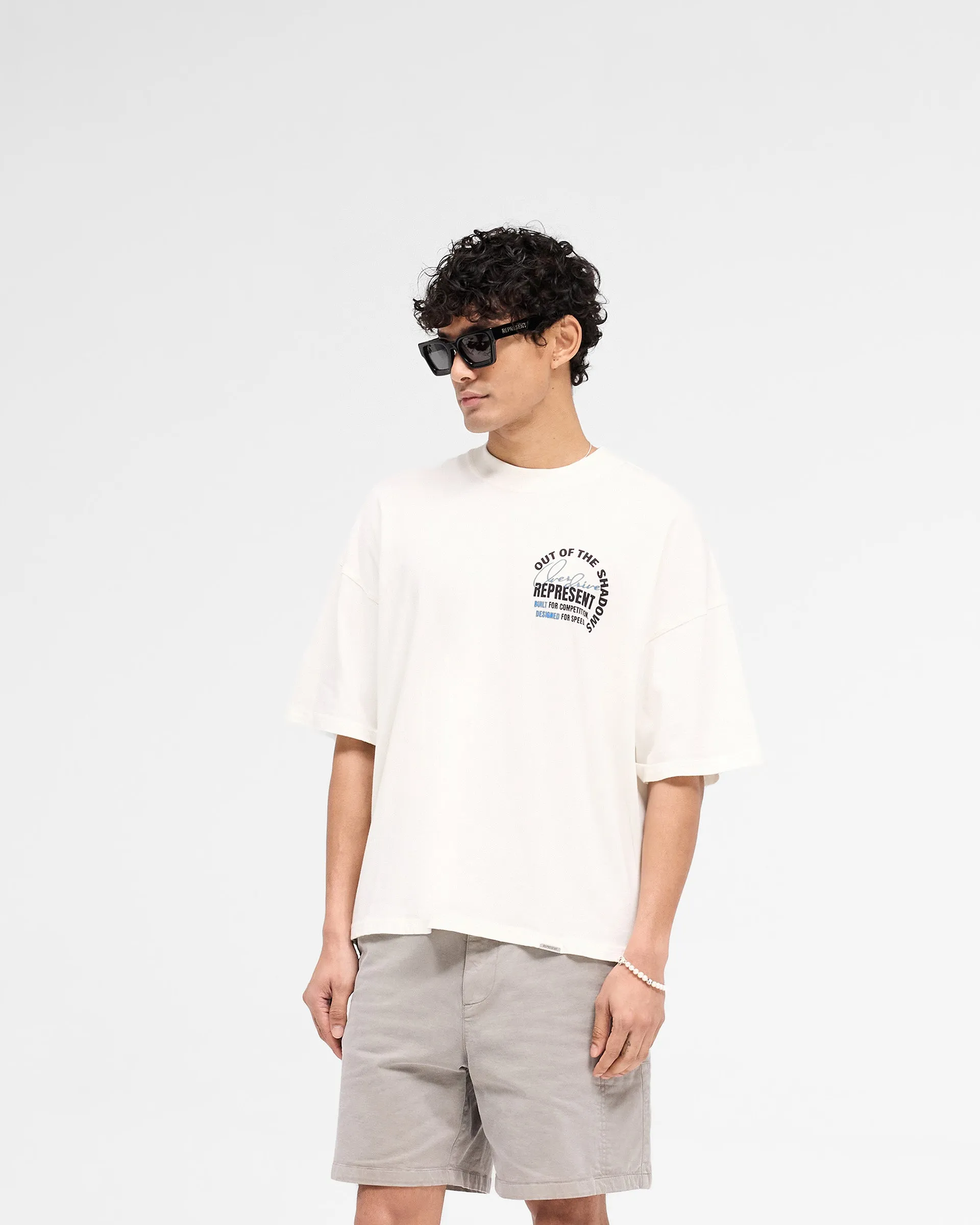 Out Of The Shadows T-Shirt - Flat White Unisex Fit