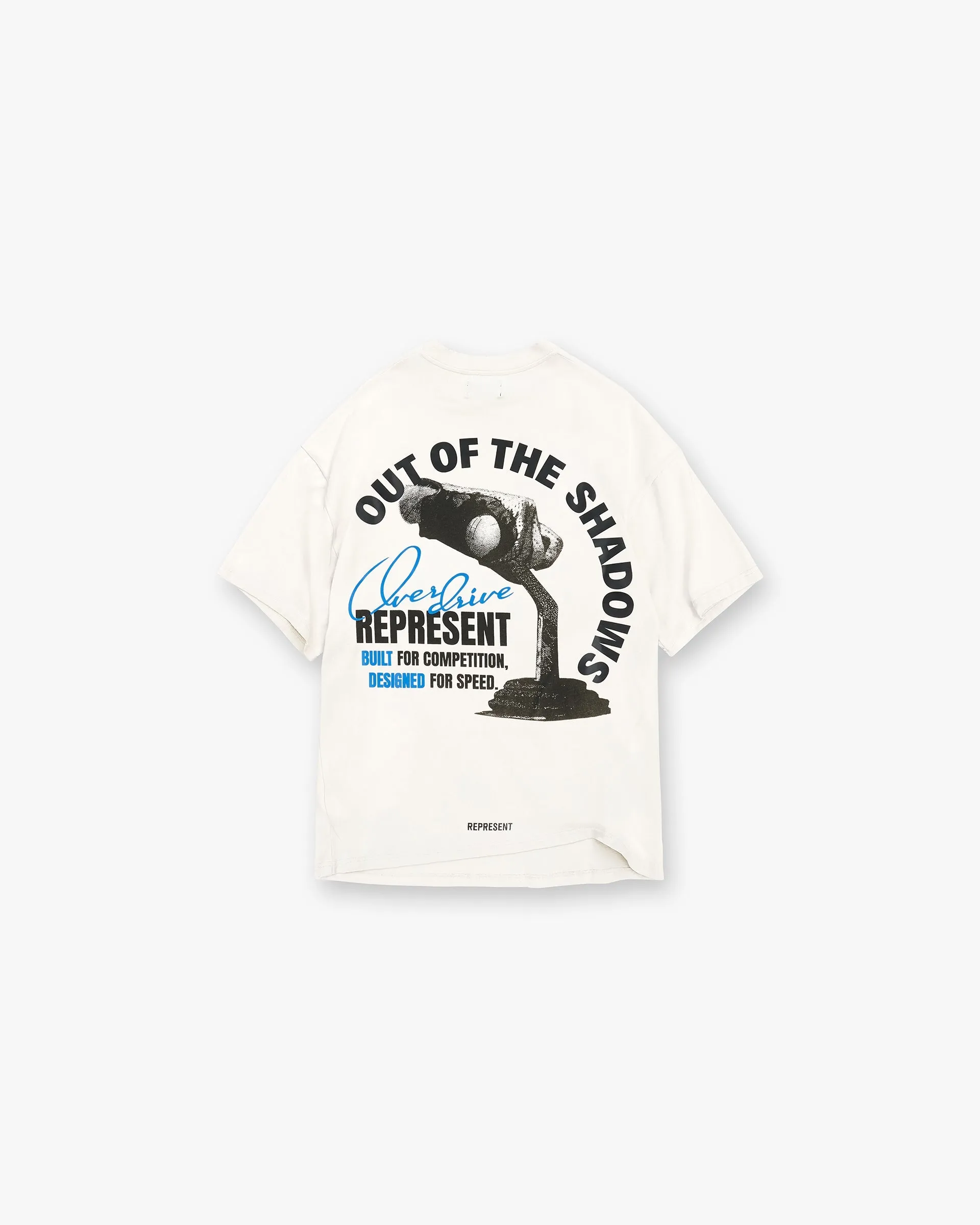 Out Of The Shadows T-Shirt - Flat White Sustainable Material Blend Subtle Logo Placement