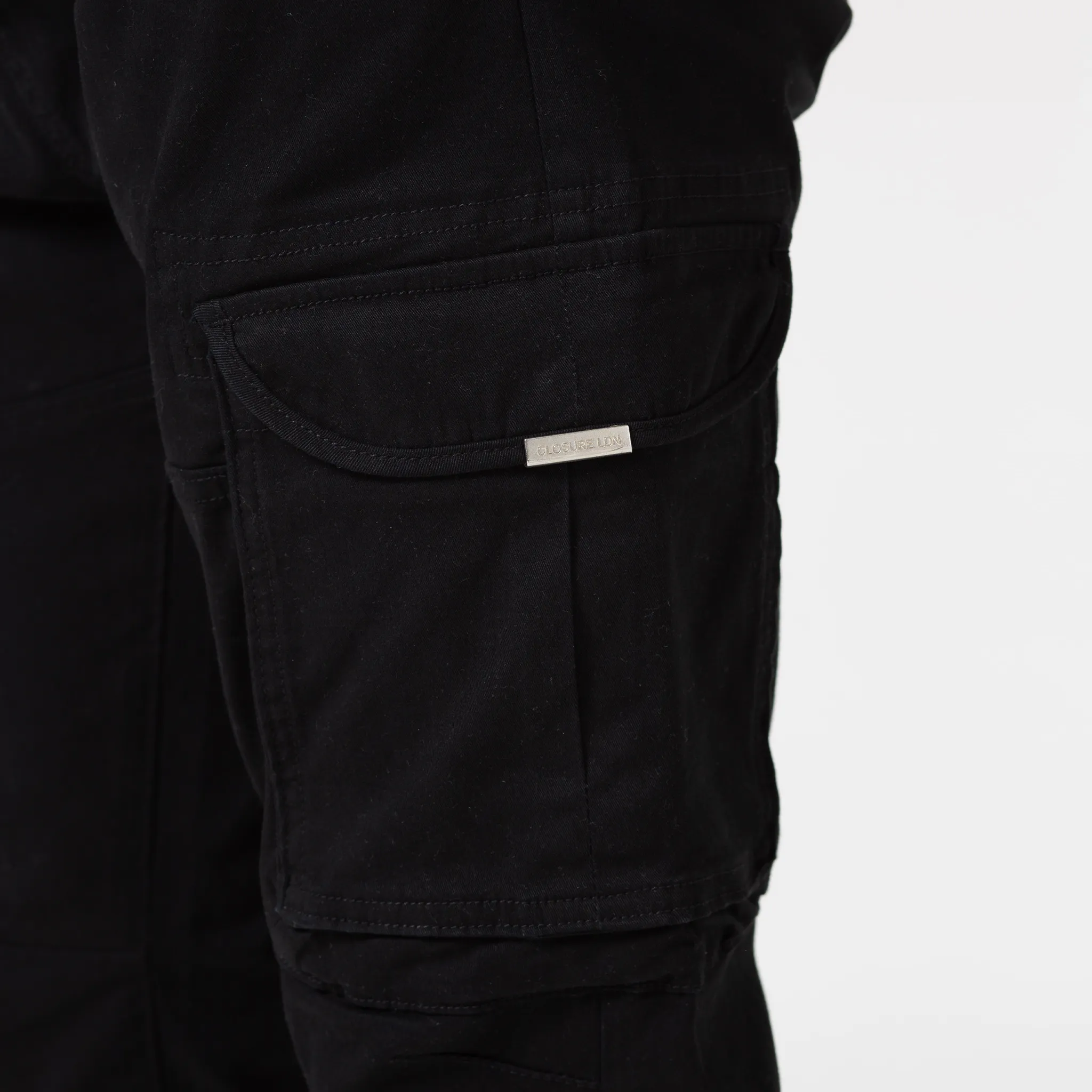 Luxe Look Classic Cargo Pant | Black